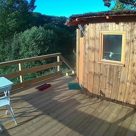 Perchee Dans La Prairie De L'ancien Moulin Valmont (Seine-Maritime)